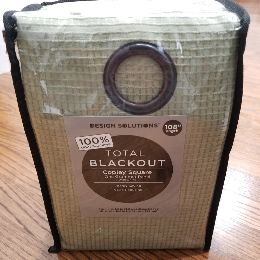 SOLD! COPLEY SQUARE 100% Blackout Curtain Panel